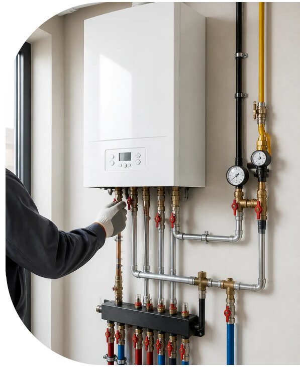 Монтаж газового котла в доме в Канаше от 15408 р. | АПаруса-Кна