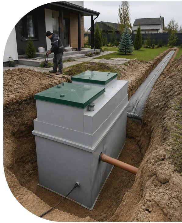 Монтаж септика Биодека в Канаше от 35952 р. | АПаруса-Кна